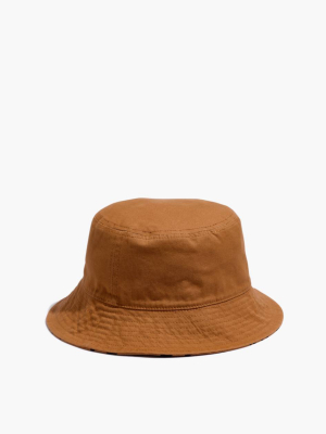 Reversible Short-brimmed Bucket Hat