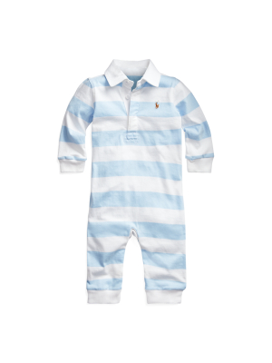 Striped Cotton Rugby Coverall