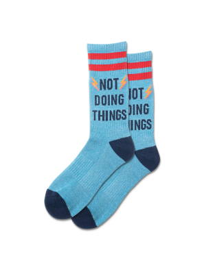 Women's Not Doing Things Sport Crew Socks