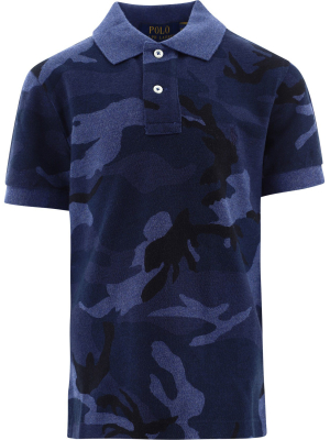 Ralph Lauren Kids Camouflage Slim-fit Polo Shirt