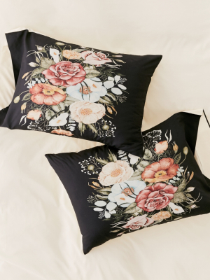 Shealeen Louise For Deny Roses And Poppies Bouquet Pillowcase Set