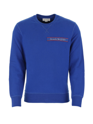 Alexander Mcqueen Logo Patch Crewneck Sweatshirt