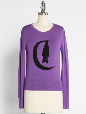 Modcloth X Collectif Chilling Bat Pullover Sweater