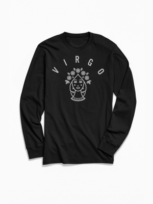 Zodiac Signs Virgo Long Sleeve Tee