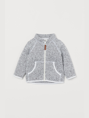 Knit Fleece Jacket