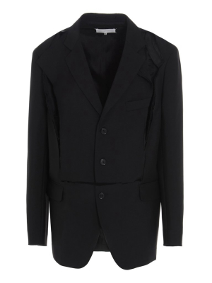 Maison Margiela Cut-out Single-breasted Blazer