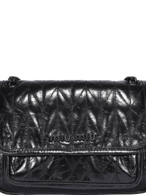 Miu Miu Matelassé Quilted Shoulder Bag