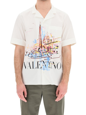 Valentino Graphic Print Short-sleeved Shirt