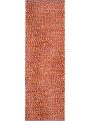 Montauk Orange/multi Runner Rug