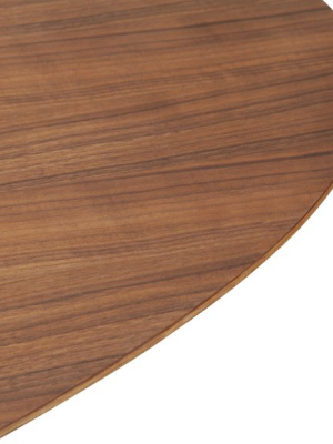 Norman Table - Norman Oval Dining Table, Walnut