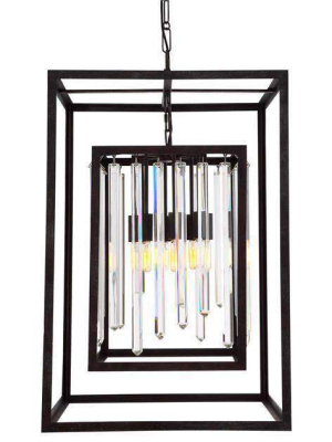 Hollis 8 Light Bronze Chandelier