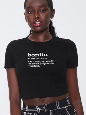 Cropped Bonita Graphic Tee