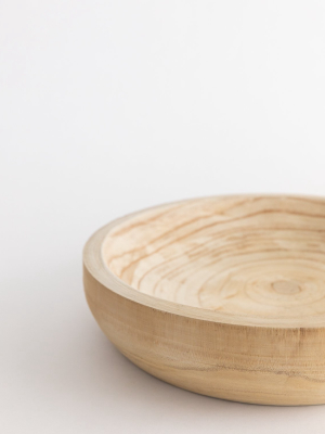 Natural Wooden Bowl