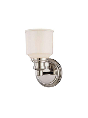 Windham 1 Light Bath Bracket Satin Nickel