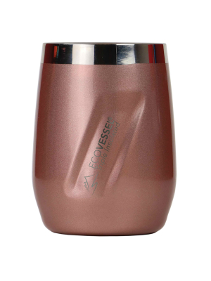 Ecovessel Port 10oz Insulated Stainless Steel Stemless Wine Glass / Whiskey / Cocktail Tumbler