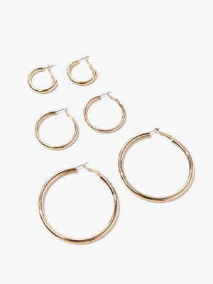 Assorted Hoop Earring Set