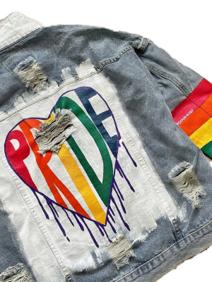 'pride' Denim Jacket