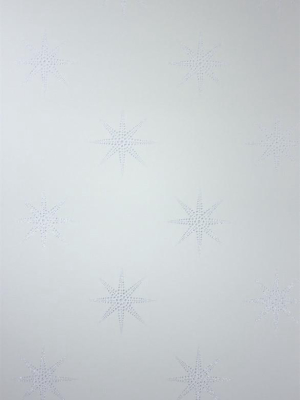 Pampille Wallpaper In Silver And Ivory From The Cabochon Collection By Osborne & Little