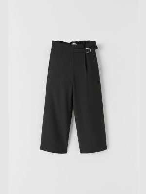 Buckled Culottes