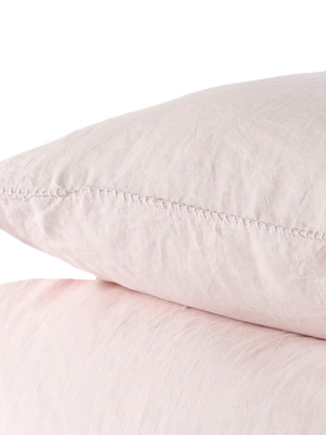 Prairie Stitch Soft Pink Bedding