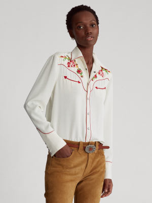 Beaded Western Shirt