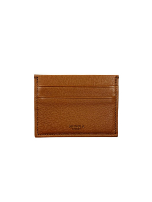 5 Pocket Card Case Leather Wallet - Bourbon