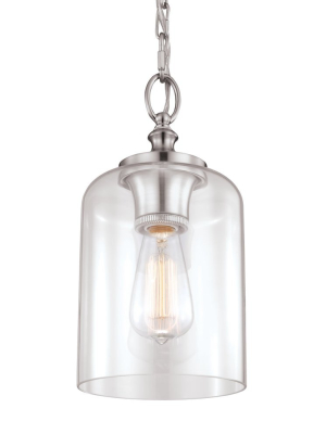 Hounslow Clear Glass Mini Pendant In Various Colors