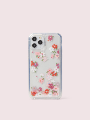 Cherry Blossom Liquid Glitter Iphone 11 Pro Case