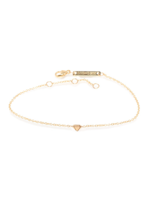 14k Itty Bitty Faceted Diamond Bracelet