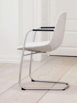 Eyes Cantilever Armchair W/ Buttons