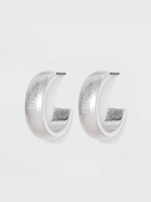 Open Hoop Earrings - Universal Thread™ Silver