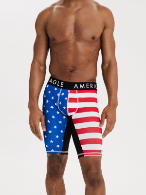 Aeo Stars + Stripes 9" Flex Boxer Brief