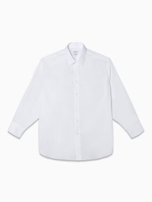 Regular Fit Herringbone Point Collar Performance Non-iron Dress Shirt