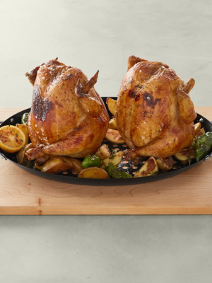 High-heat Nonstick Two-in-one Vertical Chicken Roasting Pan