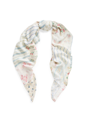 Patchwork Floral Scarf