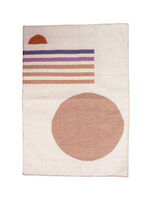 Vera Wool Rug - Sunset