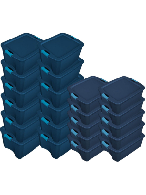Sterilite 12 Gallon Latch Storage Tote (6 Pack) & 18 Gallon Latch Tote (6 Pack)
