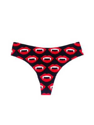 The Vampire Bait | Vampire Teeth Seamless Thong