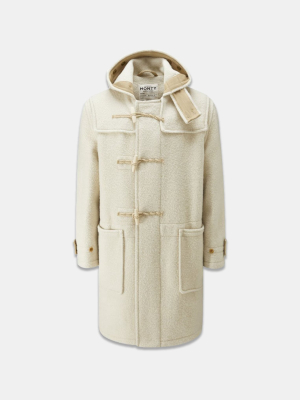 Gloverall Original Monty Duffle Coat Arctic White