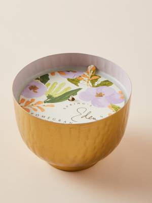 Spring's Eden Tin Candle