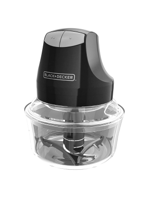 Black+decker 2 Speed Chopper With Two Glass Bowl