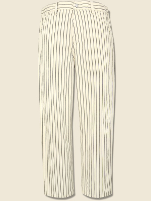 Trade Stripe Single Knee Pant - Wax/black