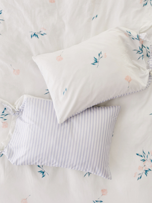 Meg Floral Knotted Pillowcase Set