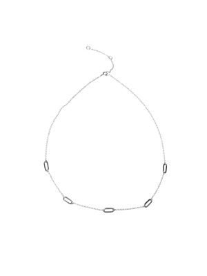 Sterling Multi Link Necklace