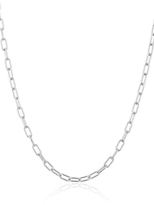 14kt White Gold Linked Chain Lyla Necklace