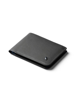 Bellroy Hide & Seek Leather/ Rfid Wallet Lo - Charcoal