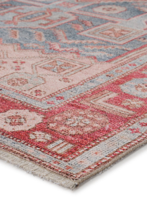 Fiddler Medallion Pink & Blue Rug