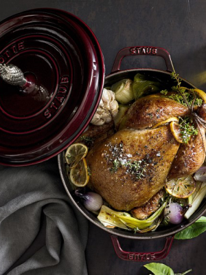 Staub Cocotte With Pineapple Knob