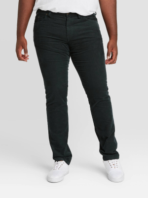 Men's Big & Tall Slim Fit Corduroy Five Pocket Pants - Goodfellow & Co™