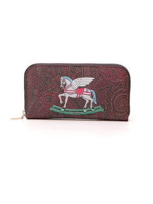 Etro Rocking Horse Print Wallet